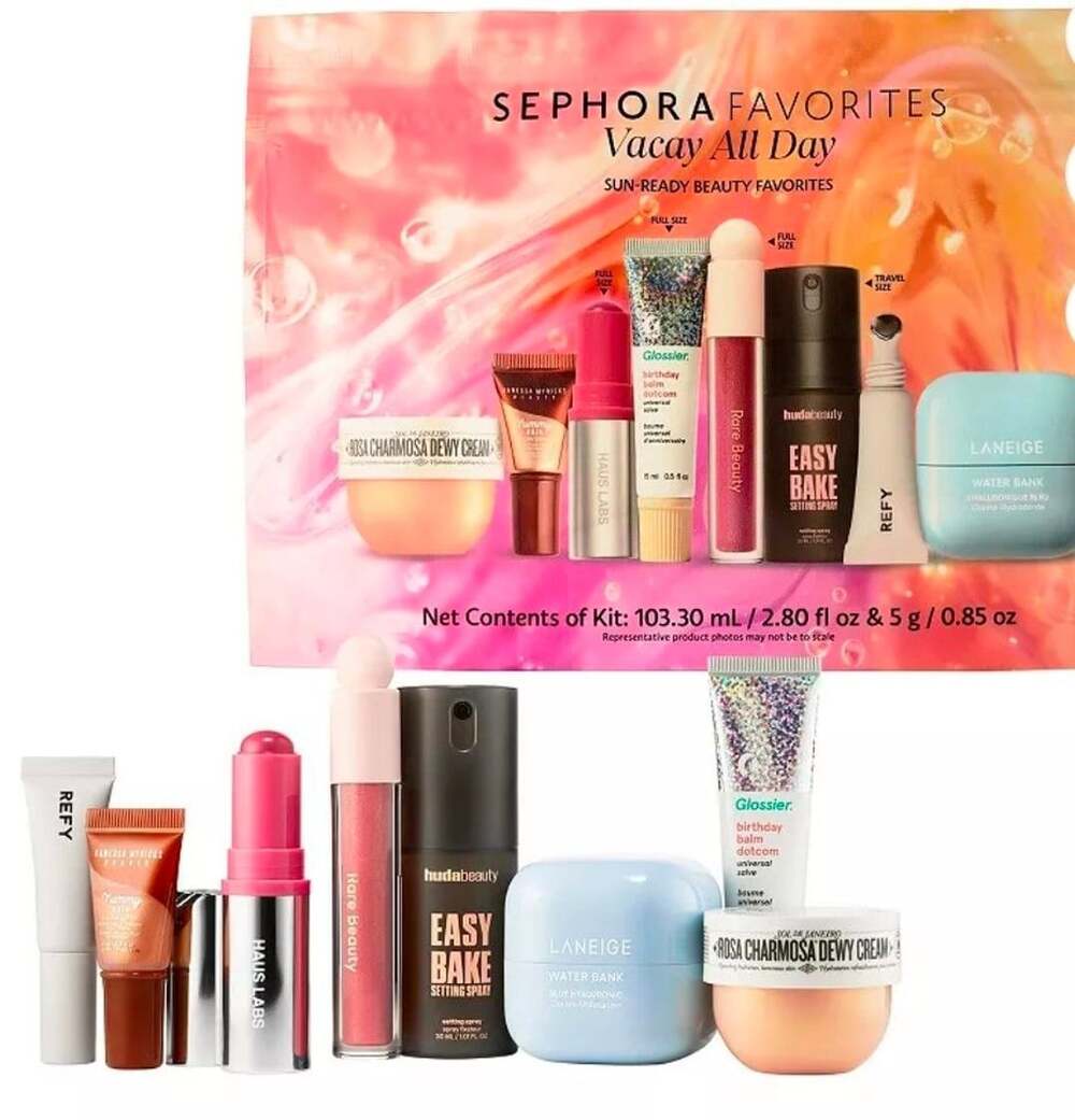 Sephora Favorites Vacay All Day Makeup and Skincare Value Set